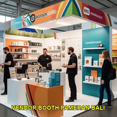 vendor booth pameran bali